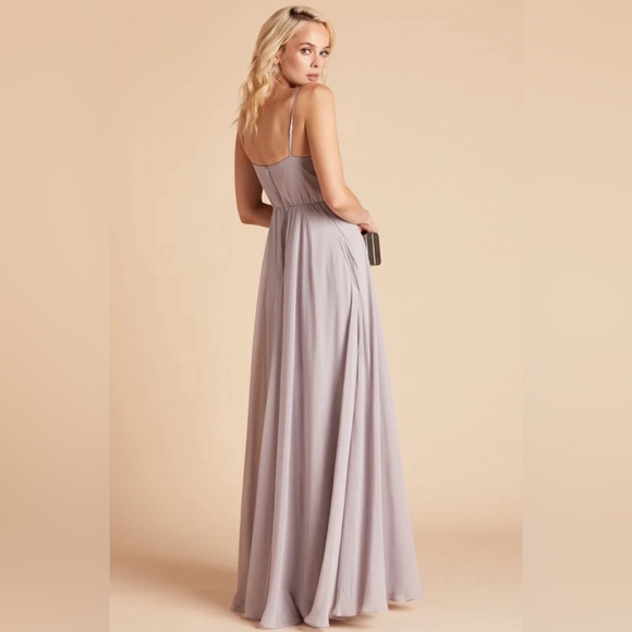RESERVED LISTING - Birdy Grey Kaia Chiffon Lilac Dress - Picture 3 of 9